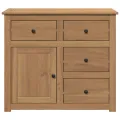 Buffet avec tiroirs Panama 93x40x80 cm bois massif de pin