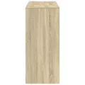 Table de bar avec étagère chêne sonoma bois d'ingénierie