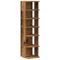 Armoire à chaussures vieux bois 28x27x102 cm bois d'ingénierie