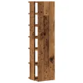 Armoire à chaussures vieux bois 28x27x102 cm bois d'ingénierie