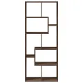 Étagère séparatrice de pièce chêne marron 67x25x161,5 cm