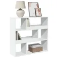Bibliothèque/Séparateur de pièce blanc 100x33x94,5 cm