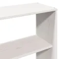 Tête de lit avec rangement blanc 180 cm bois massif de pin