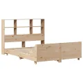 Cadre de lit sans matelas 140x200 cm bois massif de pin