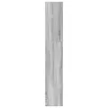 Bibliothèque sonoma gris 80x24x143 cm bois d'ingénierie