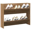 Armoire à chaussures murale chêne artisanal bois d'ingénierie