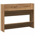Armoire à chaussures murale chêne artisanal bois d'ingénierie