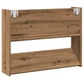 Armoire à chaussures murale chêne artisanal bois d'ingénierie