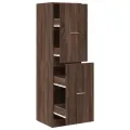 Armoire apothicaire chêne marron 40x41x144,5 cm bois ingénierie