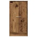 Armoire d'apothicaire vieux bois 40x41x77,5cm bois d'ingénierie