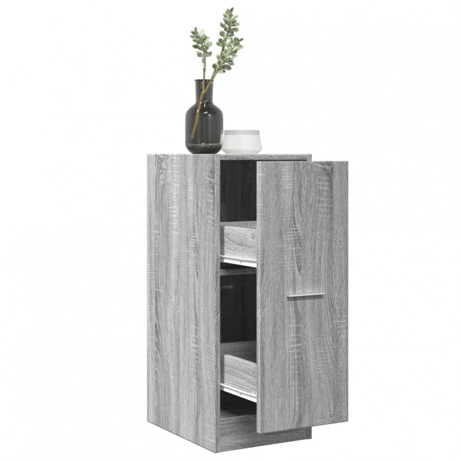 Armoire apothicaire sonoma gris 30x41x77,5 cm bois d'ingénierie