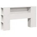 Cadre de lit sans matelas blanc 160x200 cm bois de pin massif