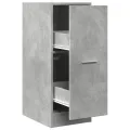 Armoire d'apothicaire gris béton 30x41x77,5cm bois d'ingénierie