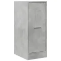 Armoire d'apothicaire gris béton 30x41x77,5cm bois d'ingénierie