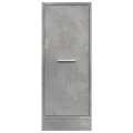 Armoire d'apothicaire gris béton 30x41x77,5cm bois d'ingénierie