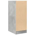 Armoire d'apothicaire gris béton 30x41x77,5cm bois d'ingénierie