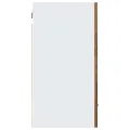 Armoire suspendue vieux bois 30x31x60 cm bois d'ingénierie