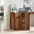 Armoire de bureau vieux bois 33x50x75 cm bois d'ingénierie