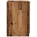 Armoire de bureau vieux bois 33x50x75 cm bois d'ingénierie