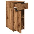 Armoire de bureau vieux bois 33x50x75 cm bois d'ingénierie