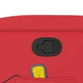 Fauteuil de massage inclinable rouge similicuir