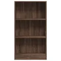 Bibliothèque chêne marron 60x24x109 cm bois d'ingénierie