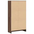 Bibliothèque chêne marron 60x24x109 cm bois d'ingénierie