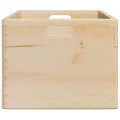 Boîte en bois avec poignées 40x30x23 cm bois de pin massif
