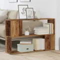 Bibliothèque vieux bois 100x24x63 cm bois d'ingénierie