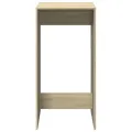 Table de bar chêne sonoma 51x50x103,5 cm bois d'ingénierie