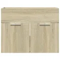 Armoire d'évier Chêne sonoma 60x38,5x46 cm Aggloméré