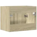 Armoire d'évier Chêne sonoma 60x38,5x46 cm Aggloméré