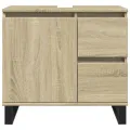 Armoire salle de bain chêne sonoma 65x33x60 cm