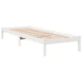 Cadre de lit extra long sans matelas 90x210 cm bois massif pin