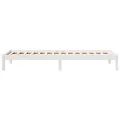 Cadre de lit extra long sans matelas 90x210 cm bois massif pin