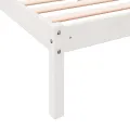 Cadre de lit extra long sans matelas 90x210 cm bois massif pin