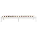 Cadre de lit extra long sans matelas 90x220 cm bois massif pin