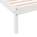 Cadre de lit extra long sans matelas 90x220 cm bois massif pin