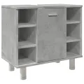 Armoire de salle de bain Gris béton 60x32x53,5 cm Aggloméré