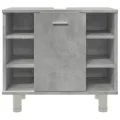 Armoire de salle de bain Gris béton 60x32x53,5 cm Aggloméré