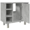 Armoire de salle de bain Gris béton 60x32x53,5 cm Aggloméré
