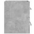 Armoire d'évier Gris béton 60x38,5x48 cm Aggloméré