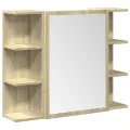 Ensemble de meubles de salle de bain 3 pcs chêne sonoma