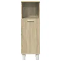 Ensemble de meubles de salle de bain 3 pcs chêne sonoma