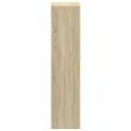Étagère séparatrice de pièce 3 niveaux chêne sonoma