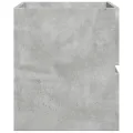 Armoire de salle de bain suspendue gris béton bois d'ingénierie
