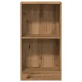 Bibliothèque chêne artisanal 40x24x76 cm bois d'ingénierie