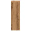 Bibliothèque chêne artisanal 40x24x76 cm bois d'ingénierie