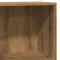 Bibliothèque chêne artisanal 40x24x76 cm bois d'ingénierie