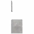 Ensemble de meubles de salle de bain 2 pcs gris béton